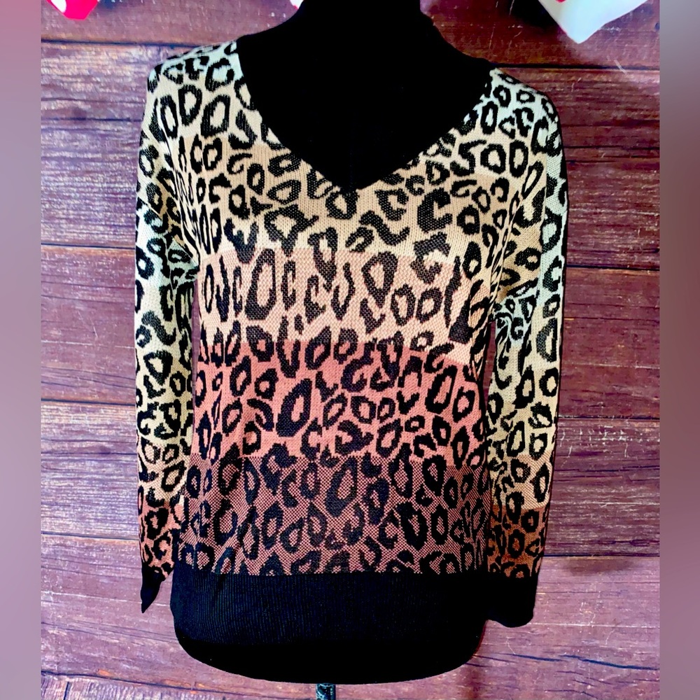 Leopard Print Long Sleeve Shirt